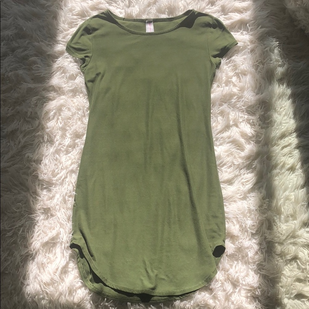 Green Tshirt Dress